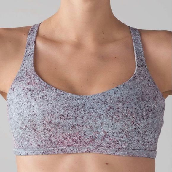 Lululemon free to be zen bra size 4 in summer haze multi good condition - Picture 5 of 5